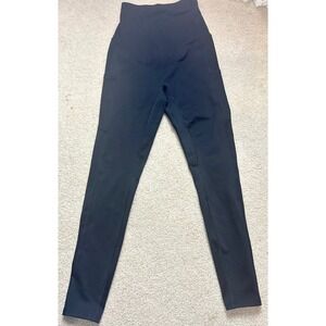 POSH DIVAH Black‎ High Waisted Pocket Leggings Womens Size Small